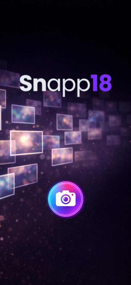 Écran d'accueil de l'interface Snapp18
